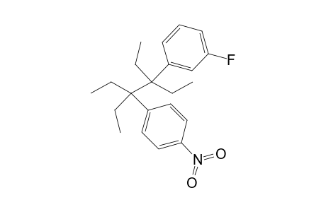 3,4-Diethyl-3-(4'-nitrophenyl)-4-(3"-fluorophenyl)hexane