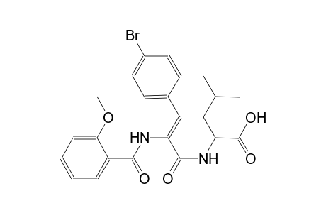N-{(2Z)-3-(4-bromophenyl)-2-[(2-methoxybenzoyl)amino]-2-propenoyl}leucine