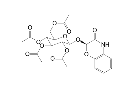 (2S)-2-(2,3,4,6-Tetra-O-acetyl-.beta.,D-glucopyranosyloxy)-2H-1,4-benzoxazin-3(4H)-one