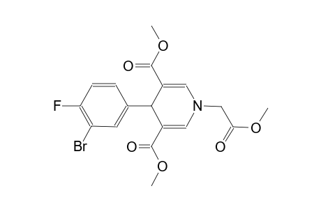 3,5-pyridinedicarboxylic acid, 4-(3-bromo-4-fluorophenyl)-1,4-dihydro-1-(2-methoxy-2-oxoethyl)-, dimethyl ester