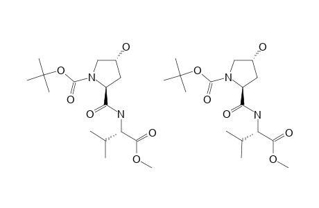 (2S,2'S,4R)-N-TERT.-BUTYLOXYCARBONYL-2-[[N-[(2'-METHOXYCARBONYL-2'-ISOPROPYL)-METHYL]-1'-AMINO]-CARBONYL]-4-HYDROXYLPROLINE