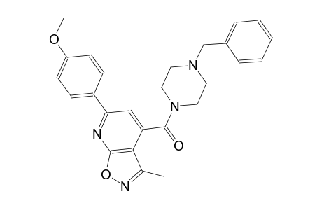 isoxazolo[5,4-b]pyridine, 6-(4-methoxyphenyl)-3-methyl-4-[[4-(phenylmethyl)-1-piperazinyl]carbonyl]-