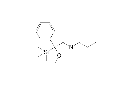 (2-methoxy-2-phenyl-2-trimethylsilyl-ethyl)-methyl-propyl-amine