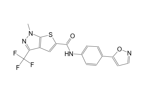 1H-thieno[2,3-c]pyrazole-5-carboxamide, N-[4-(5-isoxazolyl)phenyl]-1-methyl-3-(trifluoromethyl)-