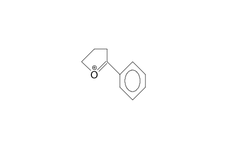 1-Phenyl-2-oxonia-cyclopentene cation