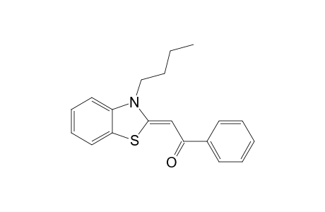 (2Z)-2-(3-butyl-1,3-benzothiazol-2-ylidene)-1-phenyl-ethanone
