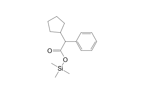 .alpha.-Cyclopentyl-.alpha.-phenylacetic acidtrimethylsilyl ester