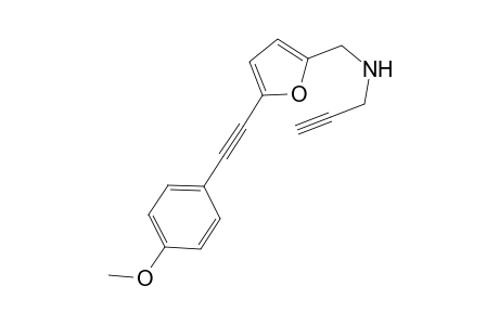 [5-(4-Methoxy-phenylethynyl)-furan-2-ylmethyl]-prop-2-ynyl-amine