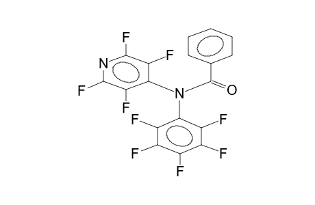 N-PENTAFLUOROPHENYL-N-TETRAFLUOROPYRID-4-YLBENZAMIDE