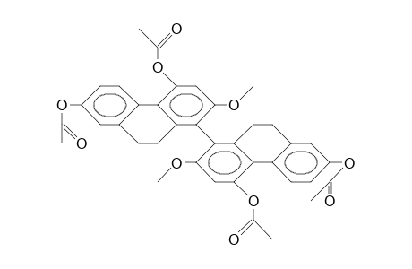 1,1'-Bi-(4,7-diacetoxy-2-methoxy-phenanthrene)