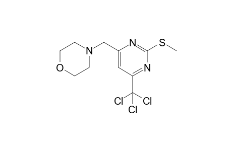 2-Methylthio-4-(trichloromethyl)-6-(morpholino)methylpyrimidine