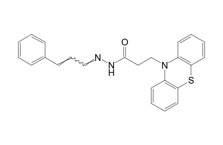 10-phenothiazinepropionic acid, cinnamylidenehydrazide