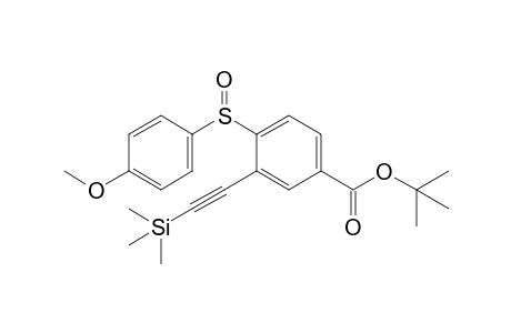 tert-Butyl 4-[(4-Methoxyphenyl)sulfinyl]-3-[(trimethylsilyl)ethynyl]benzoate