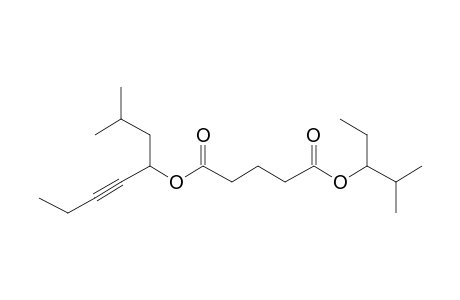 Glutaric acid, 2-methylpent-3-yl 2-methyloct-5-yn-4-yl ester