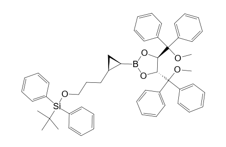 (4-R,5-R,1'-S,2'-S)-2-[2-[3-TERT.-BUTYL-(DIPHENYL)-SILOXYPROPYL]-CYCLOPROPYL]-4,5-BIS-[METHOXY-(DIPHENYL)-METHYL]-1,3,2-DIOXABOROLANE