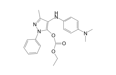 Carbonic acid, 4-[[4-(dimethylamino)phenyl]amino]-3-methyl-1-phenyl-1H-pyrazol-5-yl ethyl ester