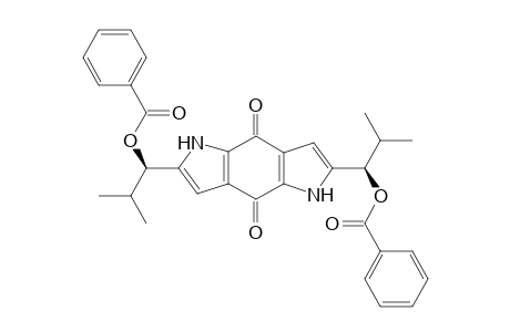 Terreusinone dibenzoate [2,6-bis[(1R)-1-benzoyloxyisobutyl]-1H,5H-pyrrolo[2,3-b]indole-4,8-dione]