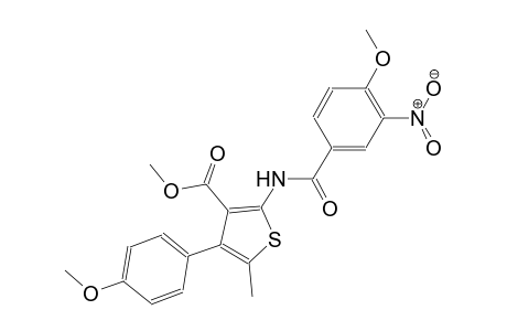 methyl 2-[(4-methoxy-3-nitrobenzoyl)amino]-4-(4-methoxyphenyl)-5-methyl-3-thiophenecarboxylate