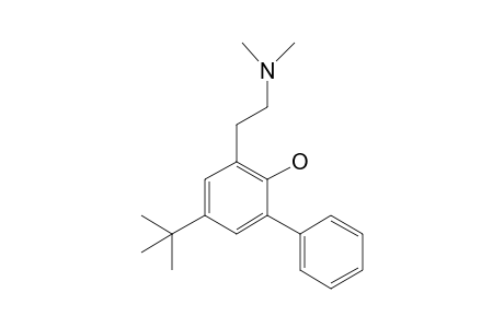 2-Hydroxy-3-[2-dimethylaminoethyl]-5-tert-butylbiphenyl