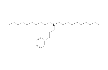 3-Phenylpropylamine, N,N-didecyl-