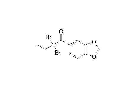 1-(3,4-METHYLENEDIOXYPHENYL)-2,2-DIBROMOBUTAN-1-ONE