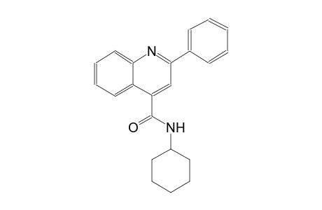 N-cyclohexyl-2-phenyl-4-quinolinecarboxamide