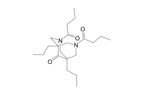 3,7-dibutyryl-1,5-dipropyl-3,7-diazabicyclo[3.3.1]nonan-9-one