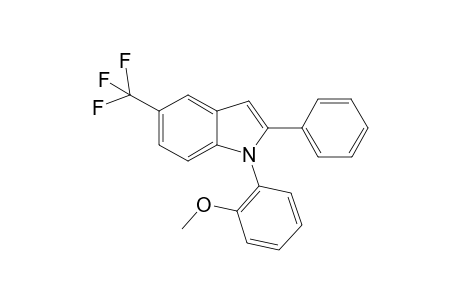 5-Trifluoromethyl-1-(2-methoxyphenyl-2-phenyl-1H-indole