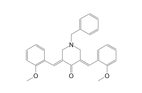 (3E,5E)-1-benzyl-3,5-bis(2-methoxybenzylidene)-4-piperidinone
