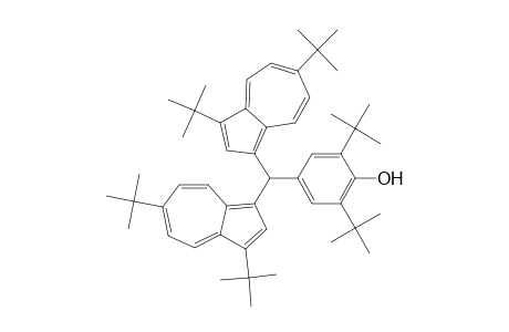 4-[bis(3,6-ditert-butyl-1-azulenyl)methyl]-2,6-ditert-butylphenol