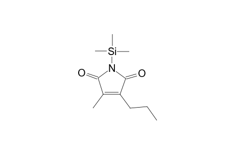 3-Methyl-4-propyl-1H-pyrrole-2,5-dione trimethylsilate