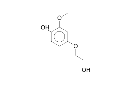 Phenol, 4-(2-hydroxyethoxy)-2-methoxy-