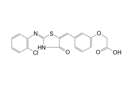 acetic acid, [3-[(E)-[(2E)-2-[(2-chlorophenyl)imino]-4-oxothiazolidinylidene]methyl]phenoxy]-