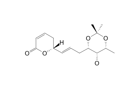 6R-[4,6-ISOPROPYLIDENEDIOXY-5-HYDROXY-1E-HEPTENYL]-5,6-DIHYDRO-2H-PYRAN-2-ONE