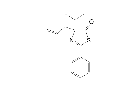 4-ALLYL-4-(1-METHYLETHYL)-2-PHENYL-1,3-THIAZOL-5(4H)-ONE