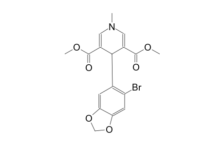 Dimethyl 4-(6-bromo-1,3-benzodioxol-5-yl)-1-methyl-1,4-dihydro-3,5-pyridinedicarboxylate