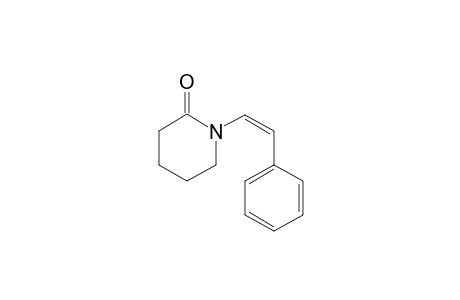 N-(2-Phenylethenyl)-2-piperidinone