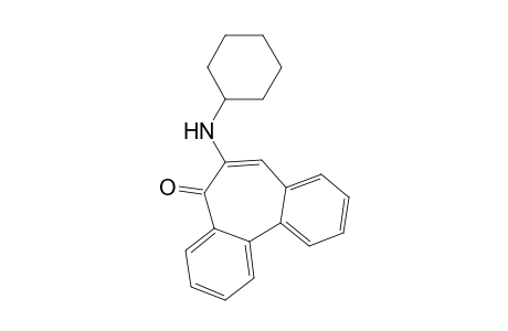 5H-Dibenzo[a,c]cyclohepten-5-one, 6-(cyclohexylamino)-