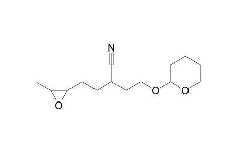 (Z)-5,6-Epoxy-2-(2-tetrahydropyranyloxyethyl)heptanenitrile