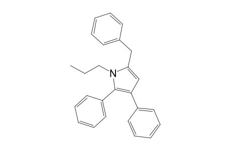 2,3-Diphenyl-5-(phenylmethyl)-1-propyl-pyrrole