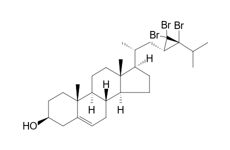 (3S,8S,9S,10R,13R,14S,17R)-10,13-dimethyl-17-[(1R)-1-methyl-2-[(1S,3R)-2,2,3-tribromo-3-isopropyl-cyclopropyl]ethyl]-2,3,4,7,8,9,11,12,14,15,16,17-dodecahydro-1H-cyclopenta[a]phenanthren-3-ol