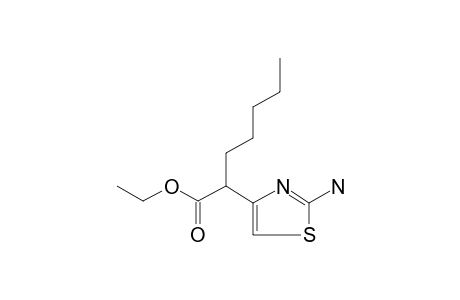 Ethyl 2-(2-amino-4-thiazolyl)heptanoate