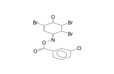 2,5,6-TRIBROMO-2-CYCLOHEXENE-1,4-DIONE, 4-(O-3-CHLOROBENZOYLOXIME)