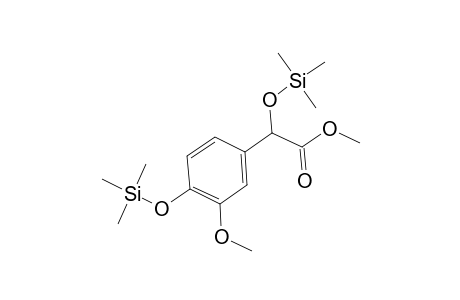 Acetic acid, [3-methoxy-4-(trimethylsiloxy)phenyl](trimethylsiloxy)-, methyl ester
