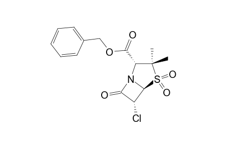 BENZYL-6-ALPHA-CHLOROPENICILLANATE-SULFONE