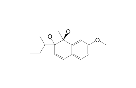 2-(2-BUTYL)-7-METHOXY-1-METHYL-1,2-DIHYDRONAPHTHALENE-1,2-DIOL