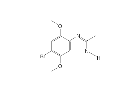 5(or 6)-BROMO-4,7-DIMETHOXY-2-METHYLBENZIMIDAZOLE