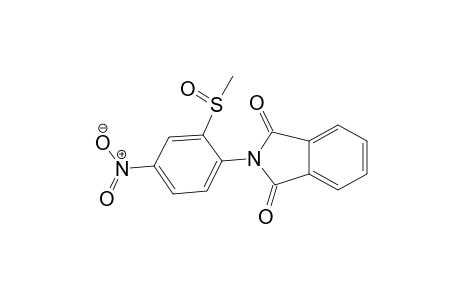 1H-isoindole-1,3(2H)-dione, 2-[2-(methylsulfinyl)-4-nitrophenyl]-