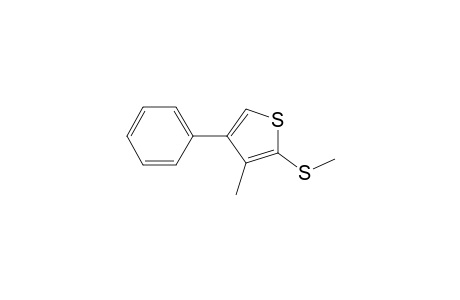 3-Methyl-2-methylthio-4-phenylthiophene