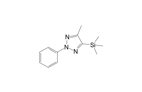 Trimethyl-(5-methyl-2-phenyl-1,2,3-triazol-4-yl)silane
